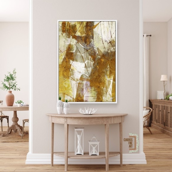 Matriz de oro 1 | Cuadro Abstracto | Cuadros Fine Art