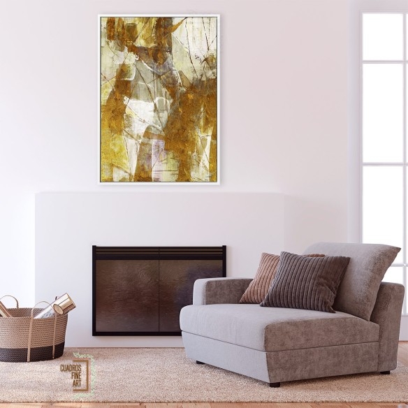 Matriz de oro 1 | Cuadro Abstracto | Cuadros Fine Art