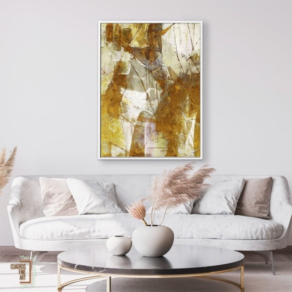 Matriz de oro 1 | Cuadro Abstracto | Cuadros Fine Art