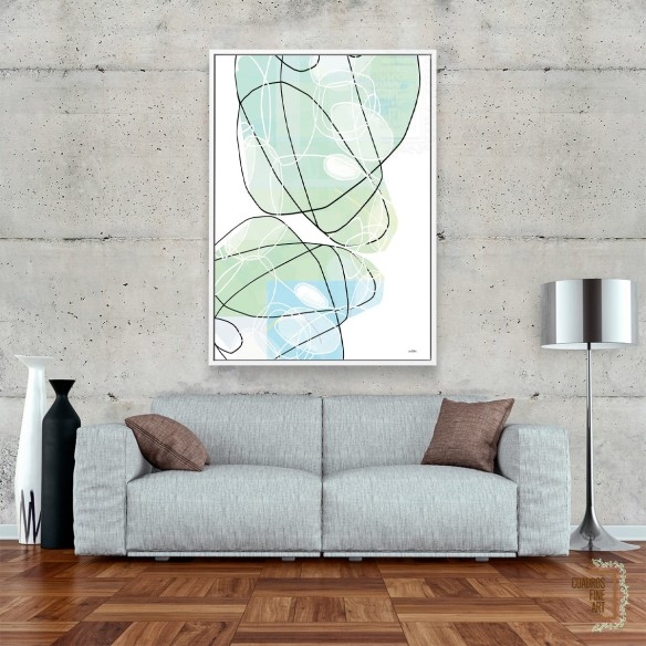 Reflejos de Luz Mar | Cuadro Abstracto | Cuadros Fine Art