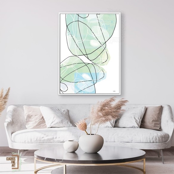 Reflejos de Luz Mar | Cuadro Abstracto | Cuadros Fine Art