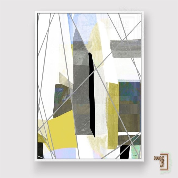 Velas marinas 1 | Cuadro Abstracto Vertical | Cuadros Fine Art