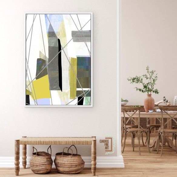 Velas marinas 1 | Cuadro Abstracto Vertical | Cuadros Fine Art