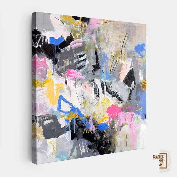 Montaña de Algodón de Dulce | Cuadro Abstracto | Fine Art