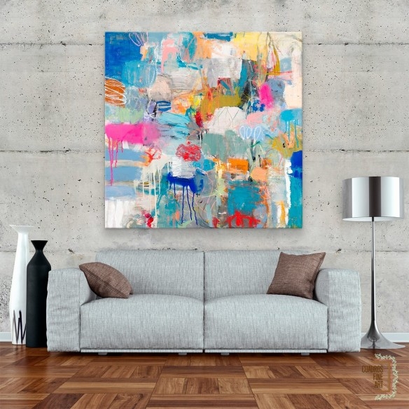 Playa laguna | Cuadro Abstracto | Cuadros Fine Art