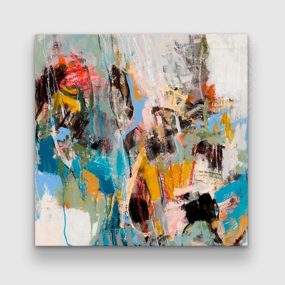 Adelaida | Cuadro Abstracto Cuadrado | Cuadros Fine Art