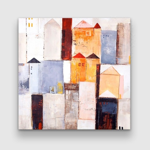 Zona de juegos 2 | Paisaje urbano | Cuadros Fine Art