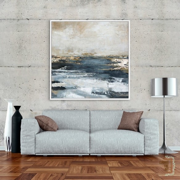 Bahía Azul | Cuadro Abstracto | Cuadros Fine Art