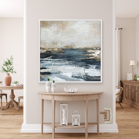 Bahía Azul | Cuadro Abstracto | Cuadros Fine Art