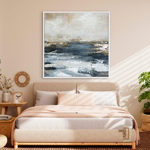 Bahía Azul | Cuadro Abstracto | Cuadros Fine Art