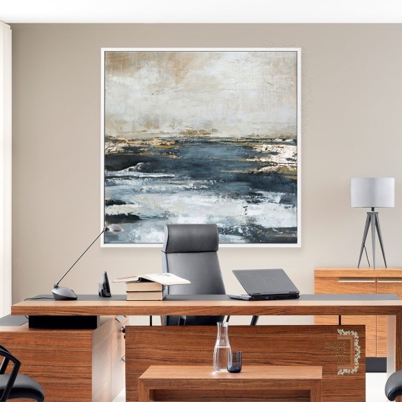 Bahía Azul | Cuadro Abstracto | Cuadros Fine Art