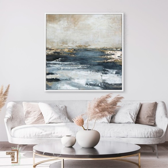 Bahía Azul | Cuadro Abstracto | Cuadros Fine Art
