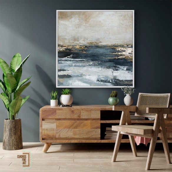 Bahía Azul | Cuadro Abstracto | Cuadros Fine Art