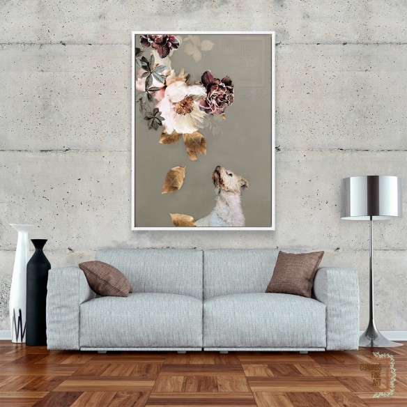 Costura de mascotas 2 | Arte de Animales | Cuadros Fine Art