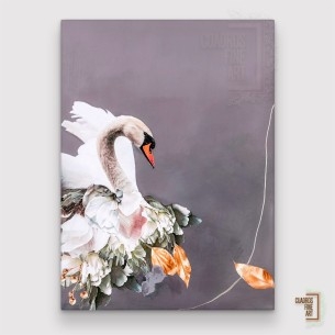Oro de cisne 1 | Giclée Cisne | Cuadros Fine Art