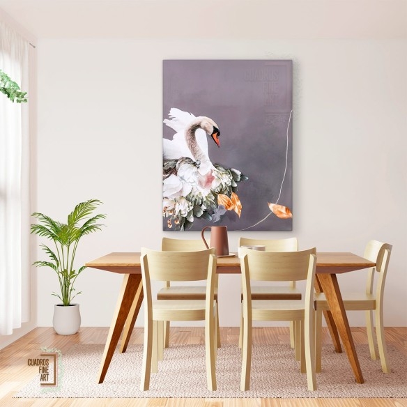 Oro de cisne 1 | Giclée Cisne | Cuadros Fine Art