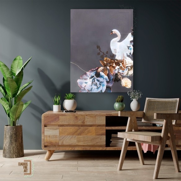 Oro de cisne 2 | Cuadro fine art Animales | Cuadros Fine Art