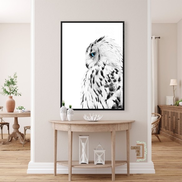 Búho blanco | Giclée Fine Art | Cuadros Fine Art