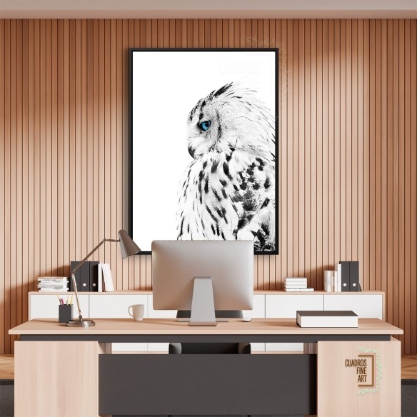 Búho blanco | Giclée Fine Art | Cuadros Fine Art