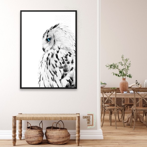 Búho blanco | Giclée Fine Art | Cuadros Fine Art