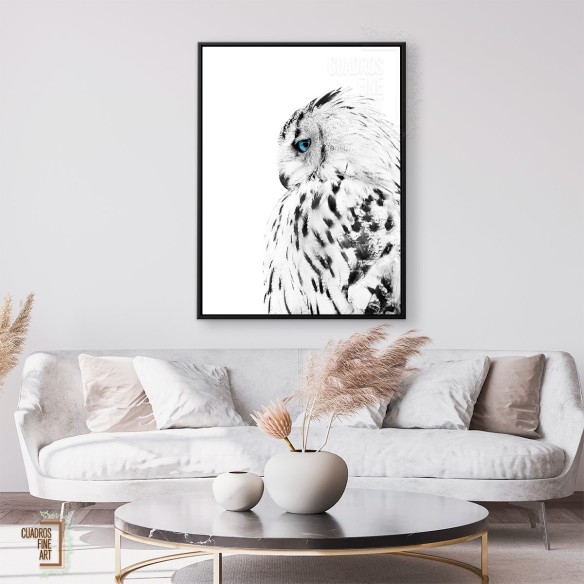 Búho blanco | Giclée Fine Art | Cuadros Fine Art
