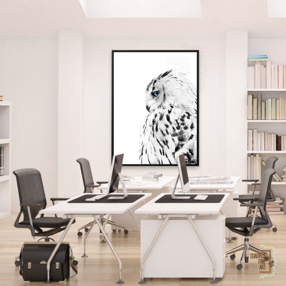 Búho blanco | Giclée Fine Art | Cuadros Fine Art