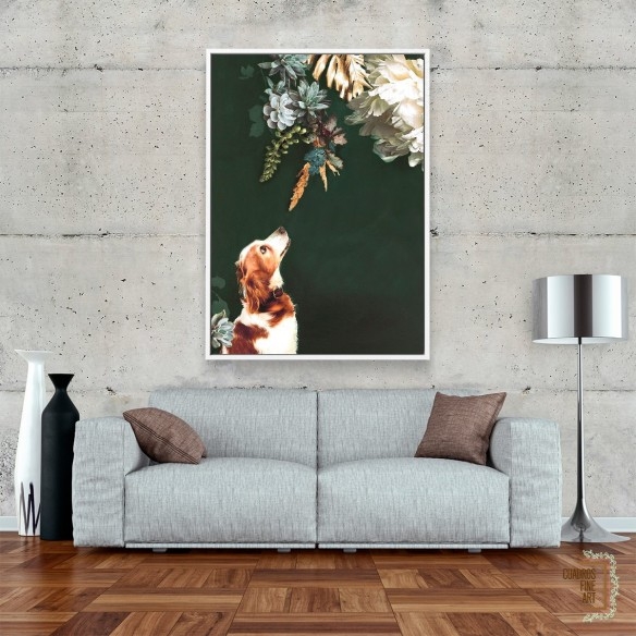 Costura de mascotas 1 | Arte de Mascotas | Cuadros Fine Art