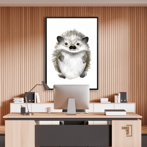 Pequeño erizo | Arte infantil | Cuadros Fine Art