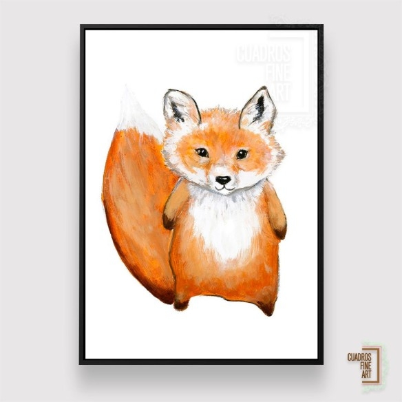 Zorro pequeño | Cuadro infantil | Cuadros Fine Art