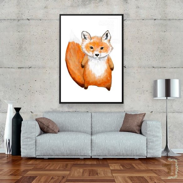 Zorro pequeño | Cuadro infantil | Cuadros Fine Art