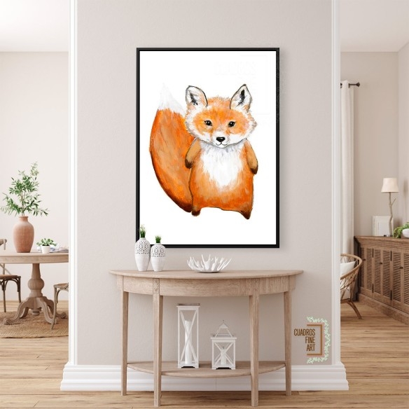 Zorro pequeño | Cuadro infantil | Cuadros Fine Art