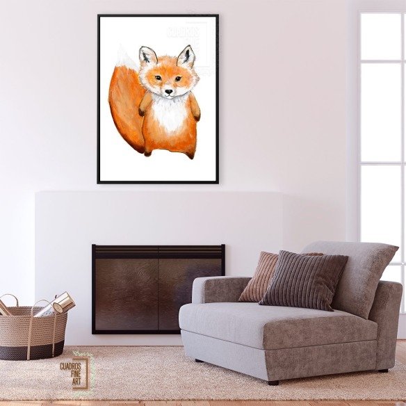 Zorro pequeño | Cuadro infantil | Cuadros Fine Art