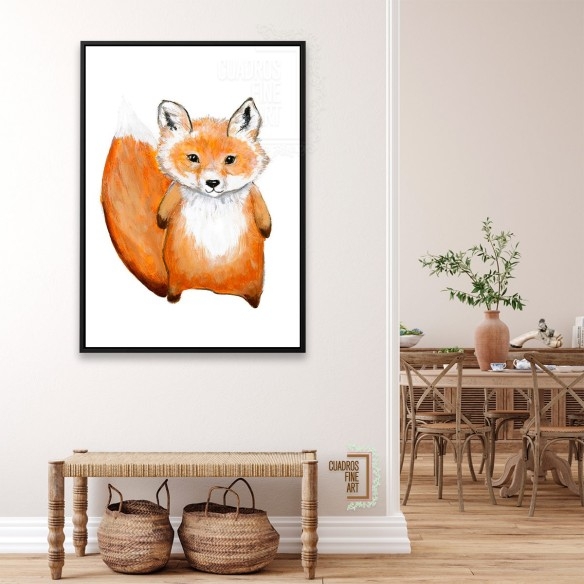 Zorro pequeño | Cuadro infantil | Cuadros Fine Art