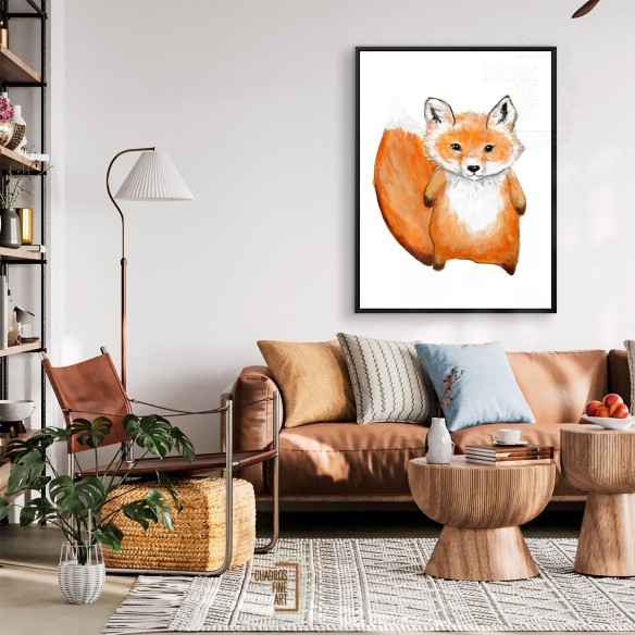 Zorro pequeño | Cuadro infantil | Cuadros Fine Art
