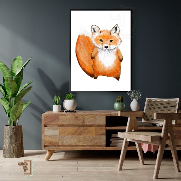 Zorro pequeño | Cuadro infantil | Cuadros Fine Art