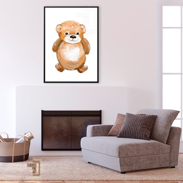 Oso pequeño | Cuadro infantil | Cuadros Fine Art