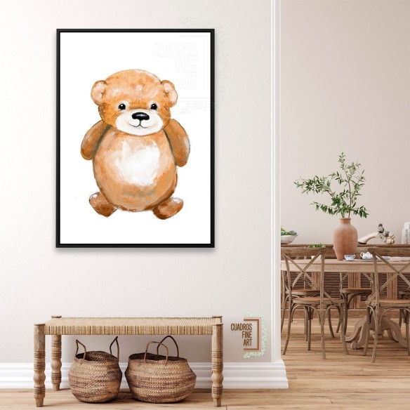 Oso pequeño | Cuadro infantil | Cuadros Fine Art