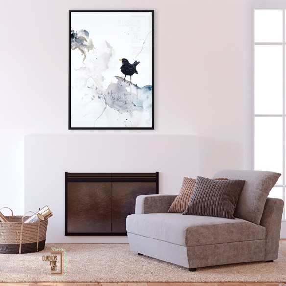 Curiosidad 2 | Cuadro Animales Vertical | Cuadros Fine Art