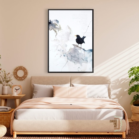 Curiosidad 2 | Cuadro Animales Vertical | Cuadros Fine Art