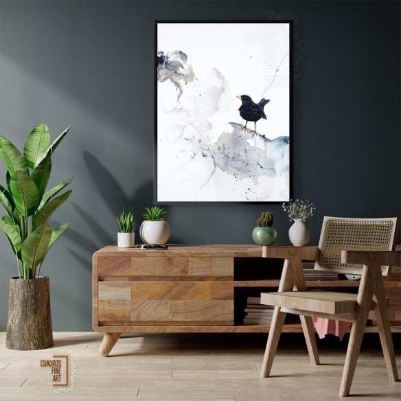 Curiosidad 2 | Cuadro Animales Vertical | Cuadros Fine Art