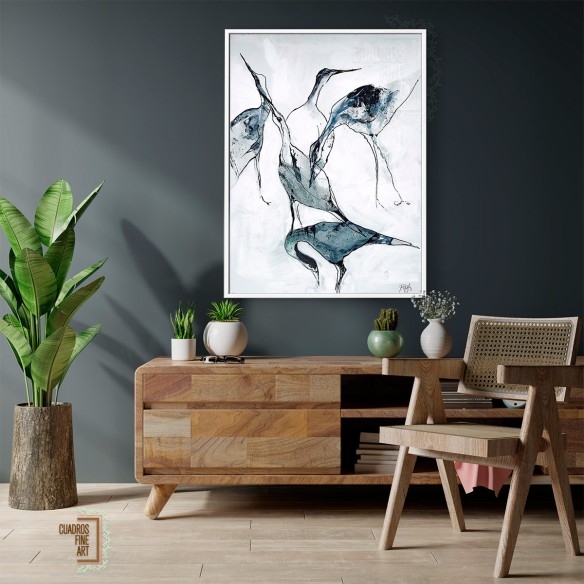 Grulla 1 | Cuadro Grulla | Cuadros Fine Art - Galería Online