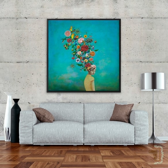Un jardín atento | Cuadro Floral | Cuadros Fine Art