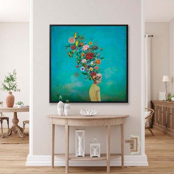 Un jardín atento | Cuadro Floral | Cuadros Fine Art