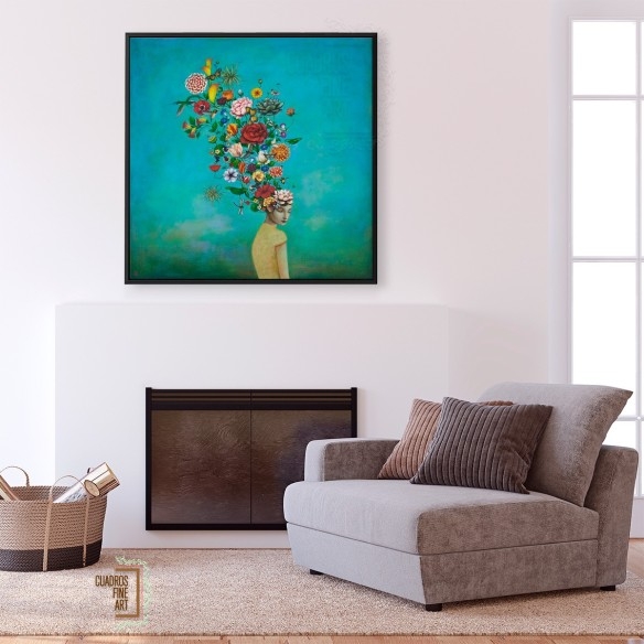 Un jardín atento | Cuadro Floral | Cuadros Fine Art