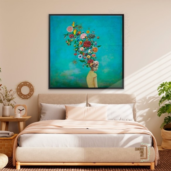 Un jardín atento | Cuadro Floral | Cuadros Fine Art