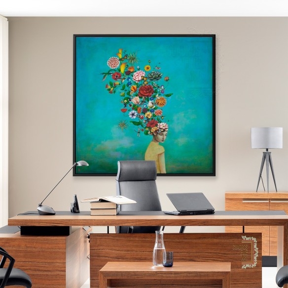 Un jardín atento | Cuadro Floral | Cuadros Fine Art