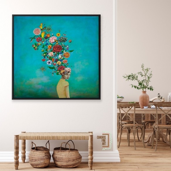 Un jardín atento | Cuadro Floral | Cuadros Fine Art