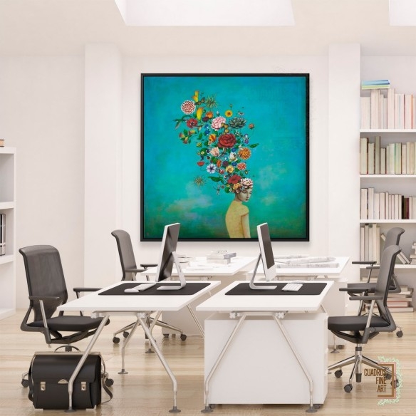 Un jardín atento | Cuadro Floral | Cuadros Fine Art