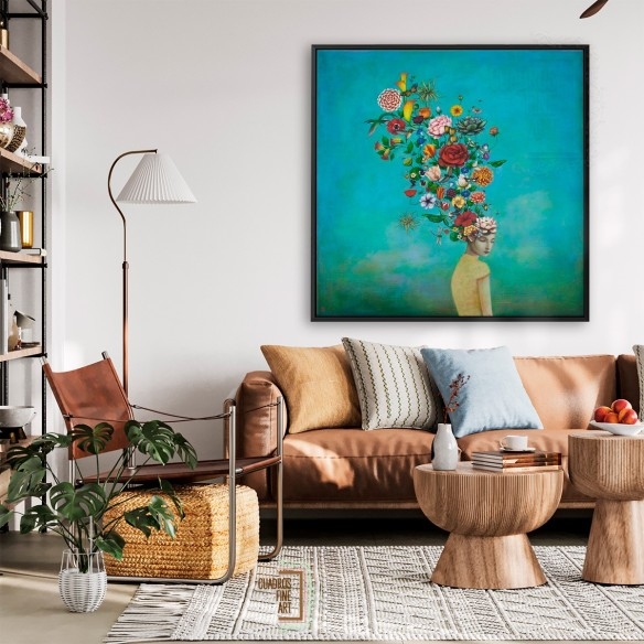Un jardín atento | Cuadro Floral | Cuadros Fine Art