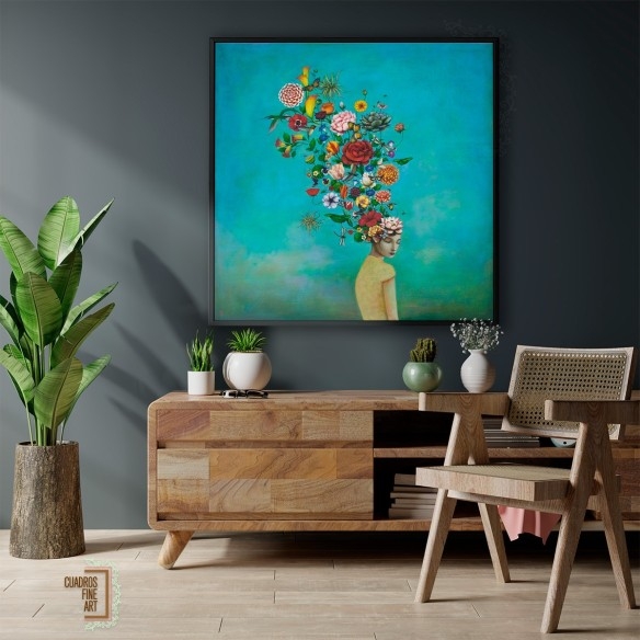 Un jardín atento | Cuadro Floral | Cuadros Fine Art